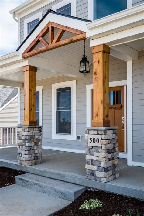 porch column wrap ideas|More.